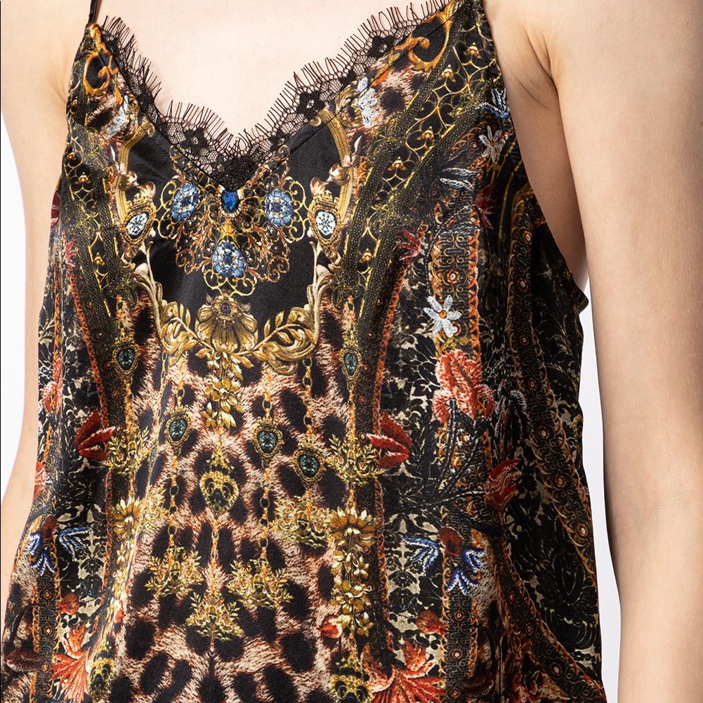 Camilla Lace Trim Cami Abingdon Palace. Xs.